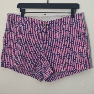 Lilly Pulitzer Callahan Shorts Size 10 MANDEVILLA PINK SLATHOUSE STRIPE